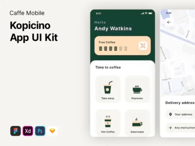 Kopicino - Coffee Mobile App UI Kit